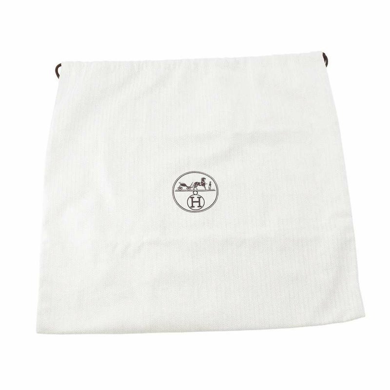 エルメス マキシボックス カバス 30 グリスカイユ/ブルーアガット/シルバー金具 グリズリ/ヴォーグレネ A刻印