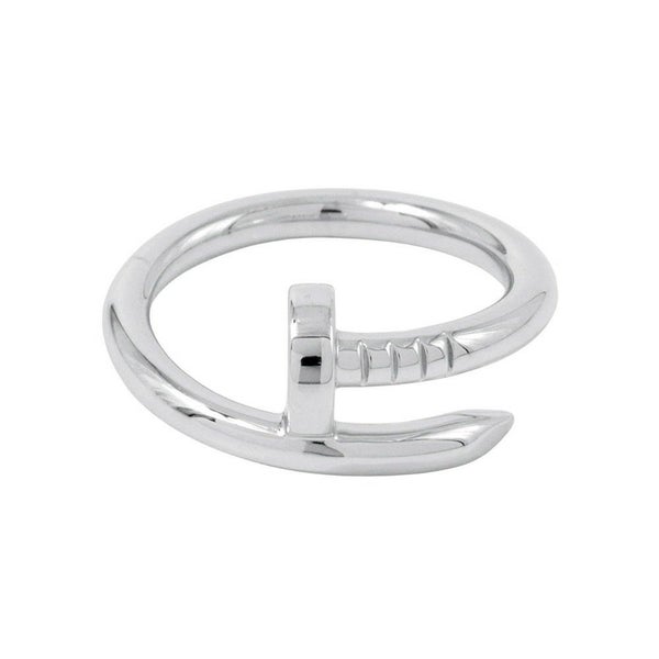 カルティエ リング ジュストアンクル K18WGホワイトゴールド クラシックモデル リングサイズ54 B4099254 Cartier 指輪