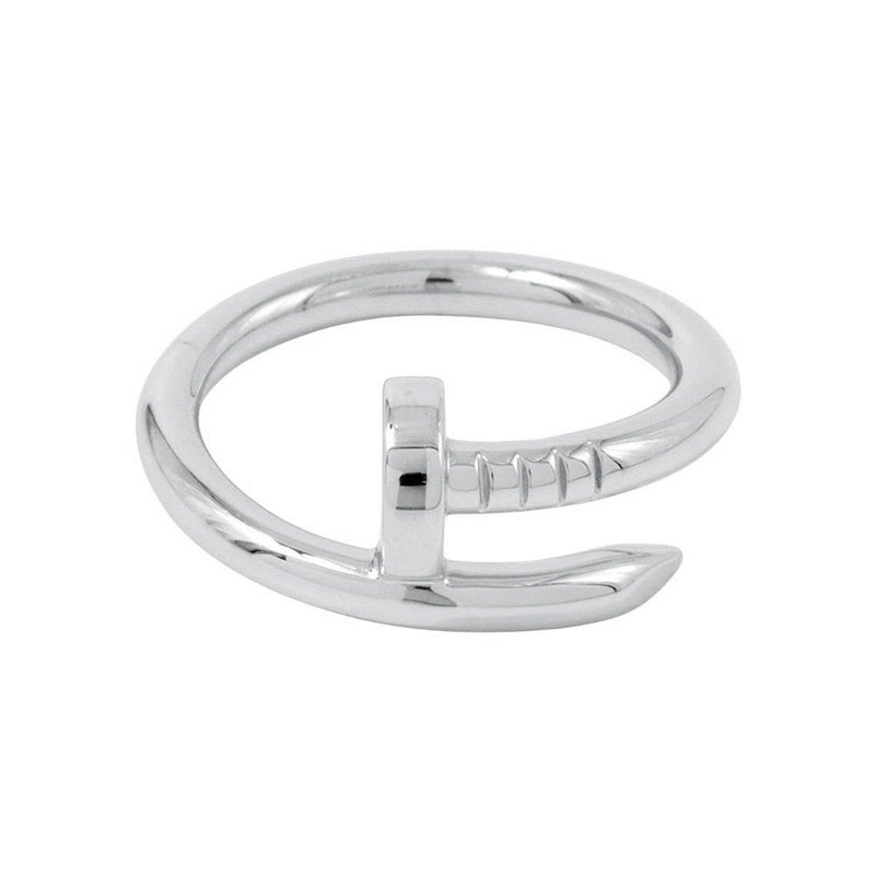 カルティエ リング ジュストアンクル K18WGホワイトゴールド クラシックモデル リングサイズ54 B4099254 Cartier 指輪