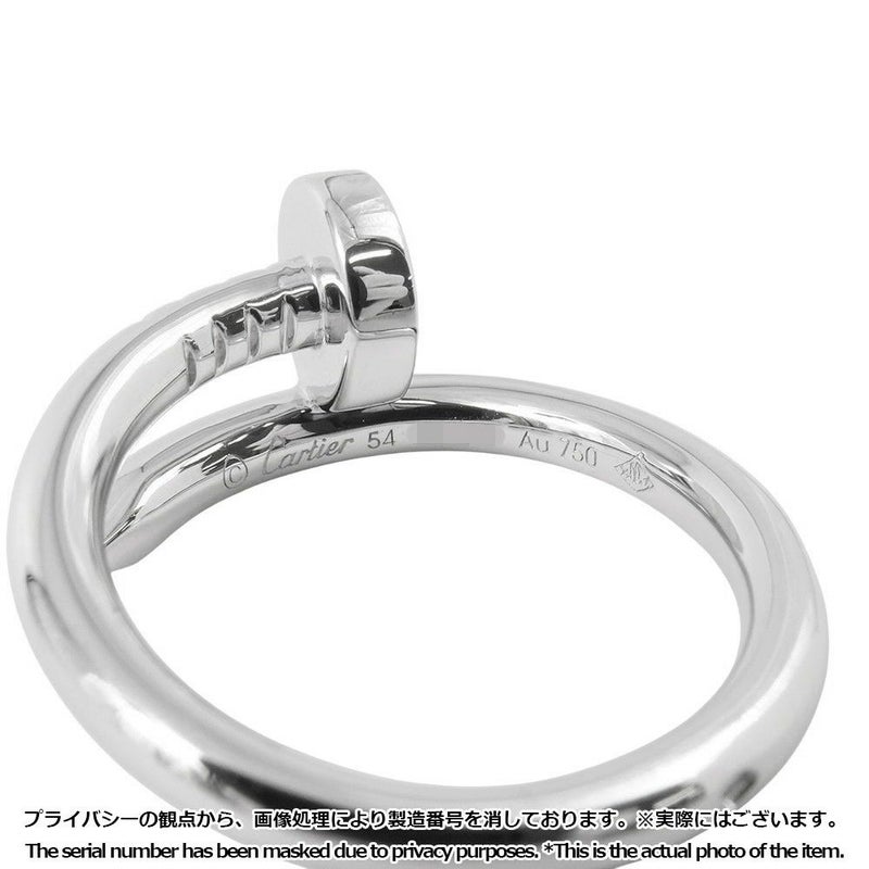 カルティエ リング ジュストアンクル K18WGホワイトゴールド クラシックモデル リングサイズ54 B4099254 Cartier 指輪