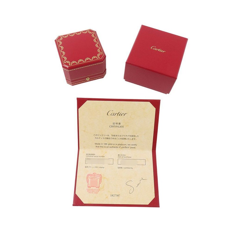 カルティエ リング ジュストアンクル K18WGホワイトゴールド スモールモデル SM リングサイズ51 B4226000 Cartier 指輪