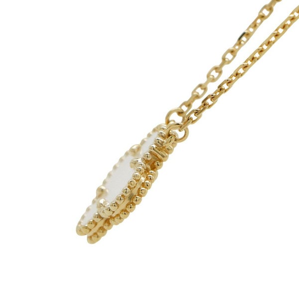 ヴァンクリーフ&アーペル ネックレス ヴィンテージ アルハンブラ ペンダント マザーオブパール K18YGイエローゴールド VCARA45900