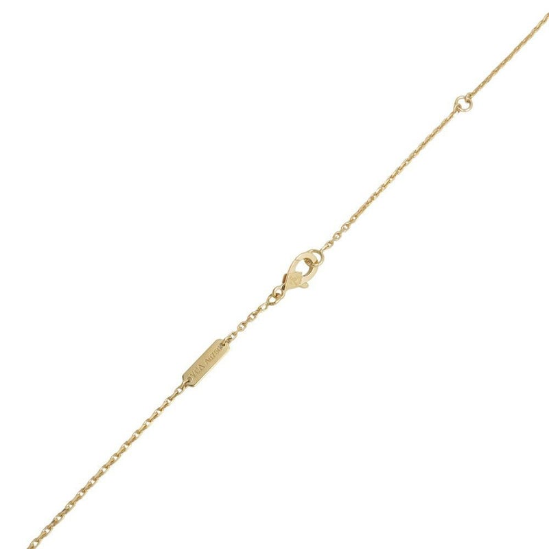 ヴァンクリーフ&アーペル ネックレス ヴィンテージ アルハンブラ ペンダント マザーオブパール K18YGイエローゴールド VCARA45900