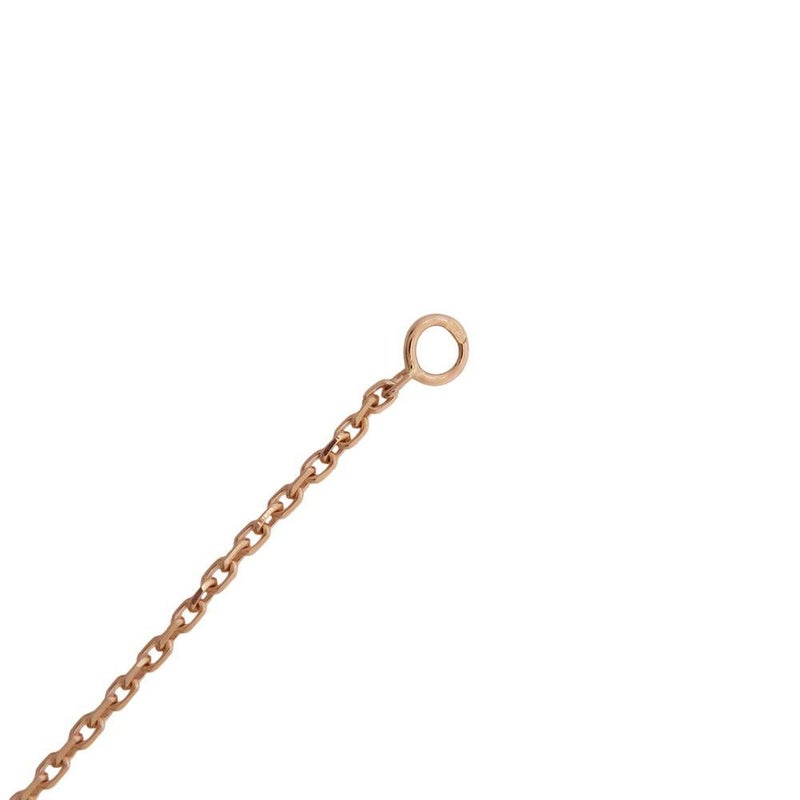 ヴァンクリ ネックレス ヴィンテージアルハンブラ シルバーオブシディアン ダイヤ1P 約0.04ct K18PG VCARP9T00