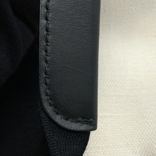 バレンシアガ トートバッグ ネイビーカバス S ポーチ付 339933 BALENCIAGA スモール バッグ カバ 白 黒