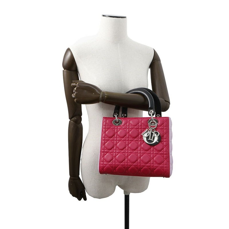 クリスチャン・ディオール ハンドバッグ レディディオール カナージュ M0550 Christian Dior LADY DIOR 2wayショルダー