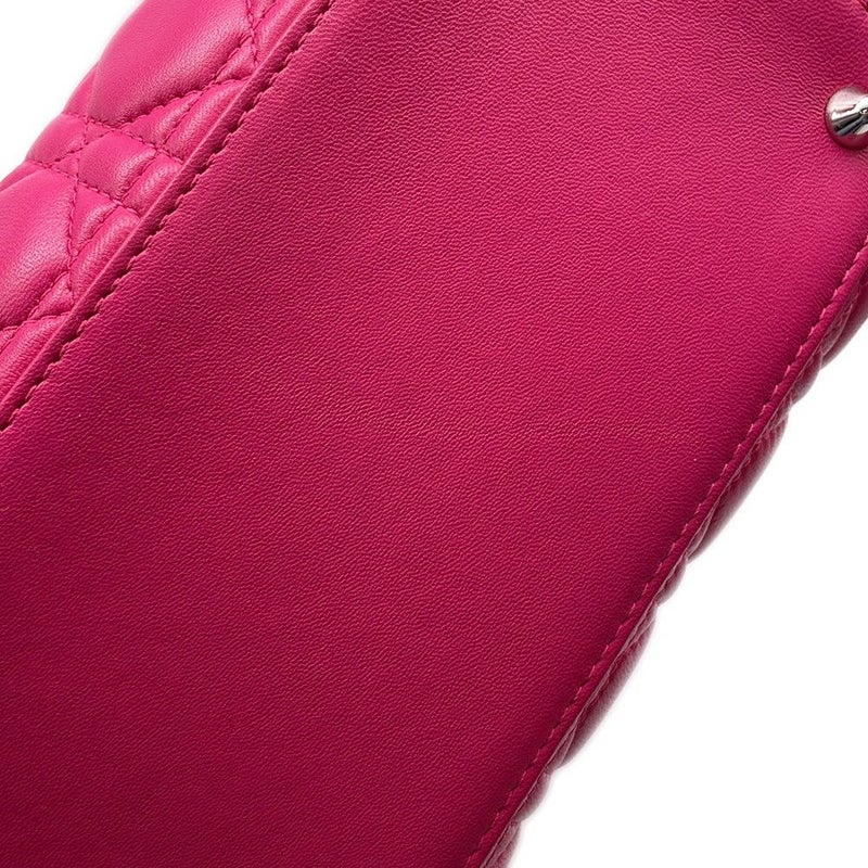 クリスチャン・ディオール ハンドバッグ レディディオール カナージュ M0550 Christian Dior LADY DIOR 2wayショルダー