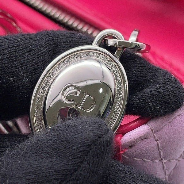 クリスチャン・ディオール ハンドバッグ レディディオール カナージュ M0550 Christian Dior LADY DIOR 2wayショルダー