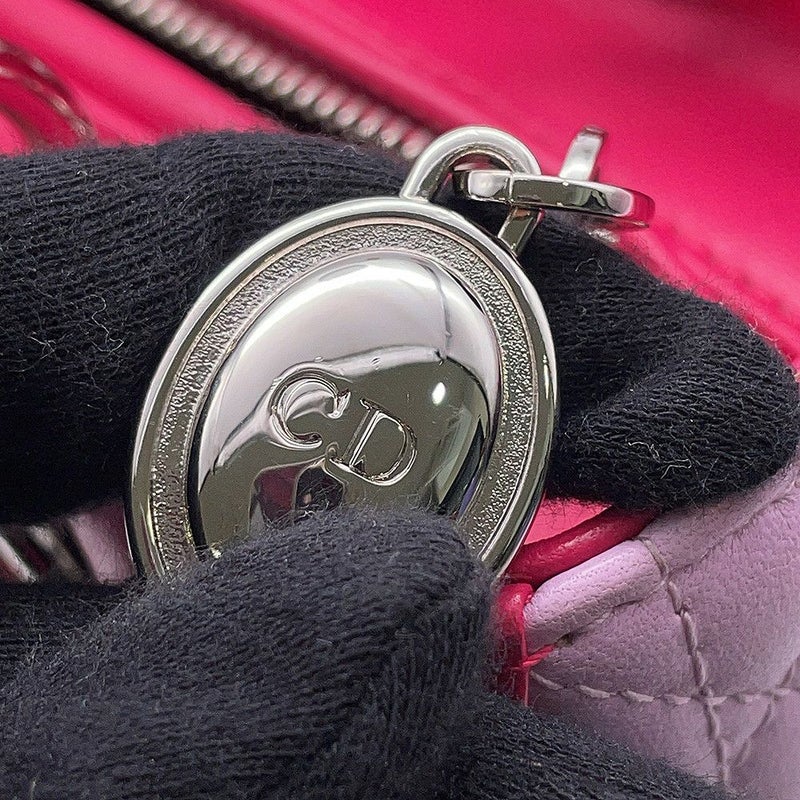 クリスチャン・ディオール ハンドバッグ レディディオール カナージュ M0550 Christian Dior LADY DIOR 2wayショルダー