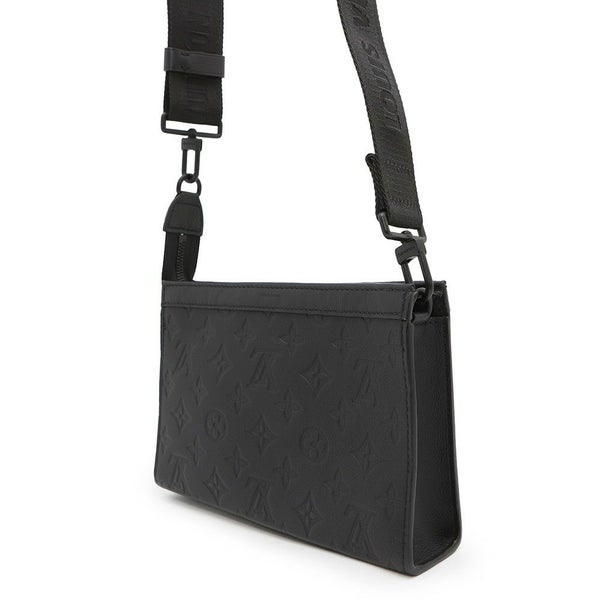 ルイヴィトン ショルダーバッグ モノグラム・シャドウ ガストン・ウェアラブル ウォレット M81115 黒 ブラック