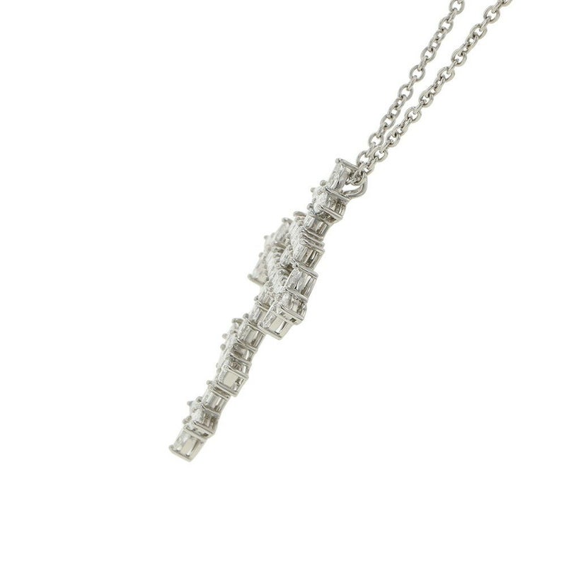 ハリーウィンストン ネックレス ロシアン・クロス・ペンダント ダイヤモンド Pt950プラチナ PEDPRESMRU HARRY WINSTON