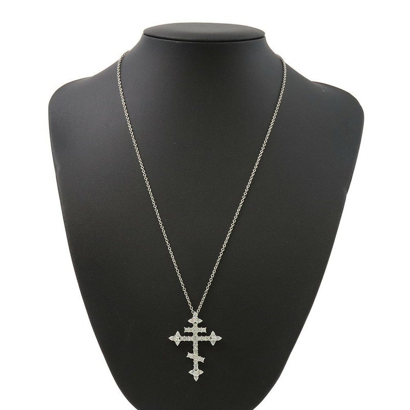 ハリーウィンストン ネックレス ロシアン・クロス・ペンダント ダイヤモンド Pt950プラチナ PEDPRESMRU HARRY WINSTON