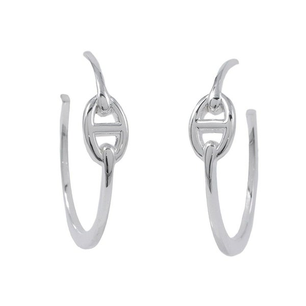 エルメス ピアス シェーヌダンクル アンシェネ フープ ピアス SV925シルバー HERMES ジュエリー