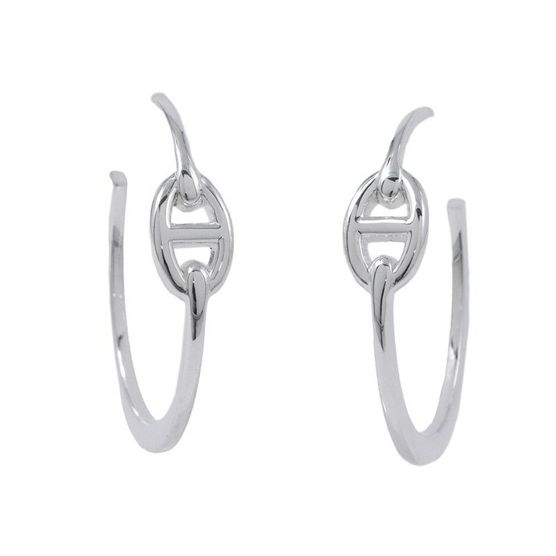 エルメス ピアス シェーヌダンクル アンシェネ フープ ピアス SV925シルバー HERMES ジュエリー