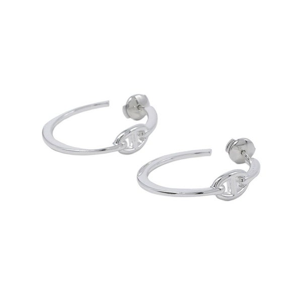 エルメス ピアス シェーヌダンクル アンシェネ フープ ピアス SV925シルバー HERMES ジュエリー