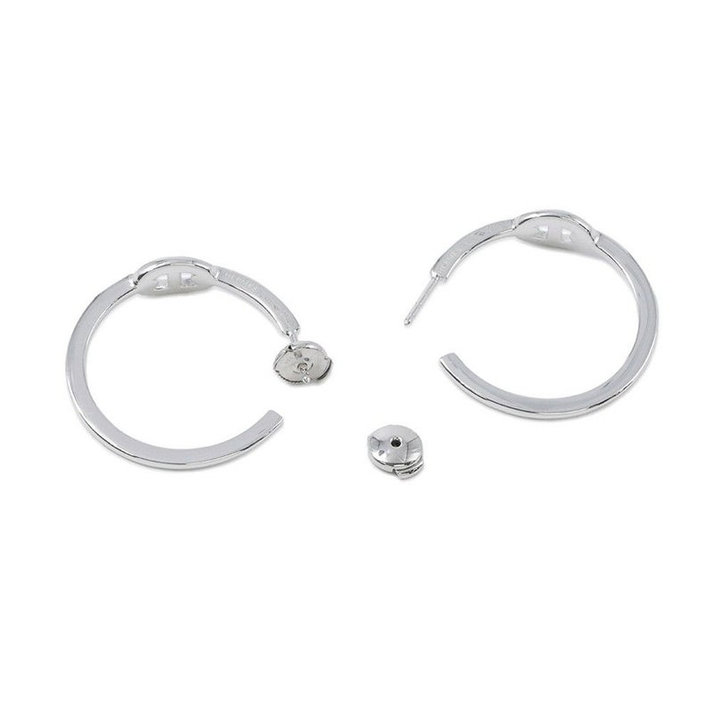 エルメス ピアス シェーヌダンクル アンシェネ フープ ピアス SV925シルバー HERMES ジュエリー