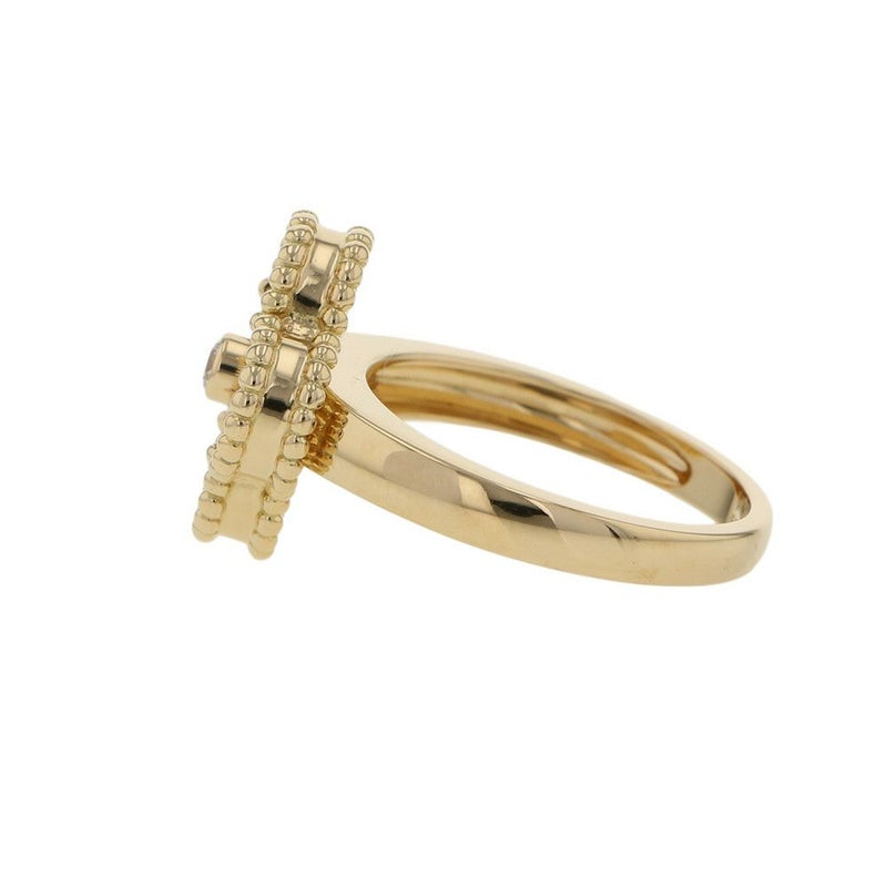 ヴァンクリーフ＆アーペル リング ヴィンテージアルハンブラ ダイヤ 0.06ct オニキス K18YG リングサイズ53 VCARA41000