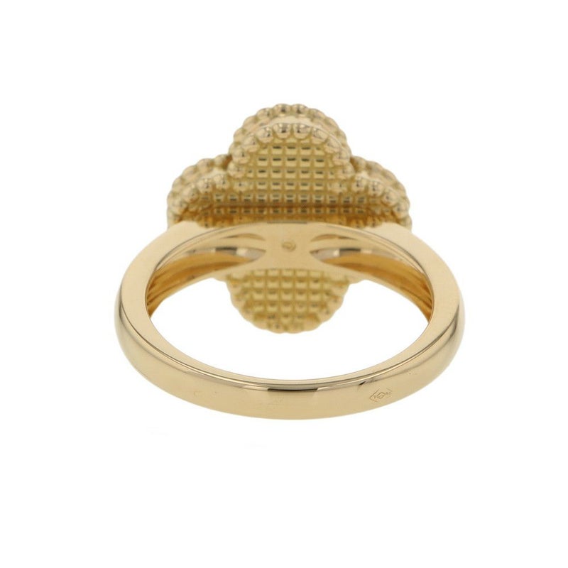 ヴァンクリーフ＆アーペル リング ヴィンテージアルハンブラ ダイヤ 0.06ct オニキス K18YG リングサイズ53 VCARA41000