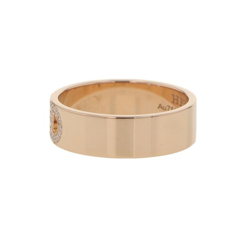 エルメス リング Hダンクル PM ダイヤモンド 27P 0.07ct K18PGピンクゴールド リングサイズ51 HERMES 指輪