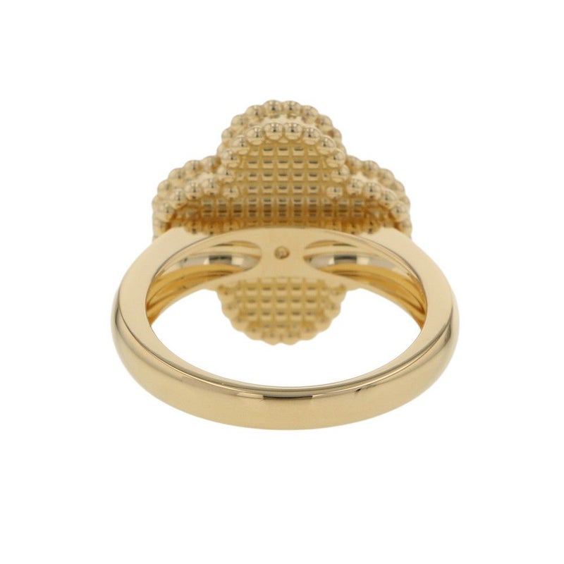 ヴァンクリーフ＆アーペル リング ヴィンテージアルハンブラ ダイヤ 0.06ct オニキス K18YG リングサイズ49 VCARA41000