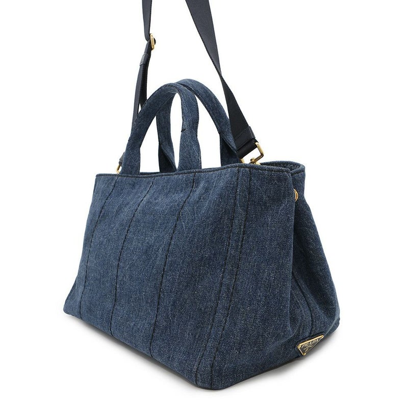 プラダ トートバッグ カナパ CANAPA デニム B2642B PRADA 2wayショルダーバッグ