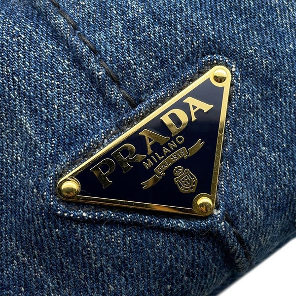プラダ トートバッグ カナパ CANAPA デニム B2642B PRADA 2wayショルダーバッグ