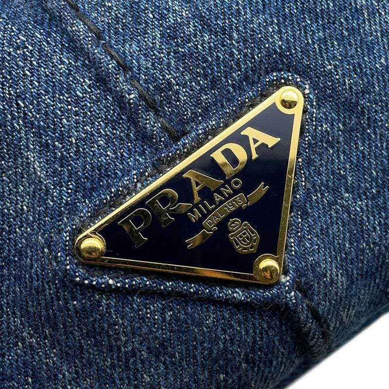 プラダ トートバッグ カナパ CANAPA デニム B2642B PRADA 2wayショルダーバッグ