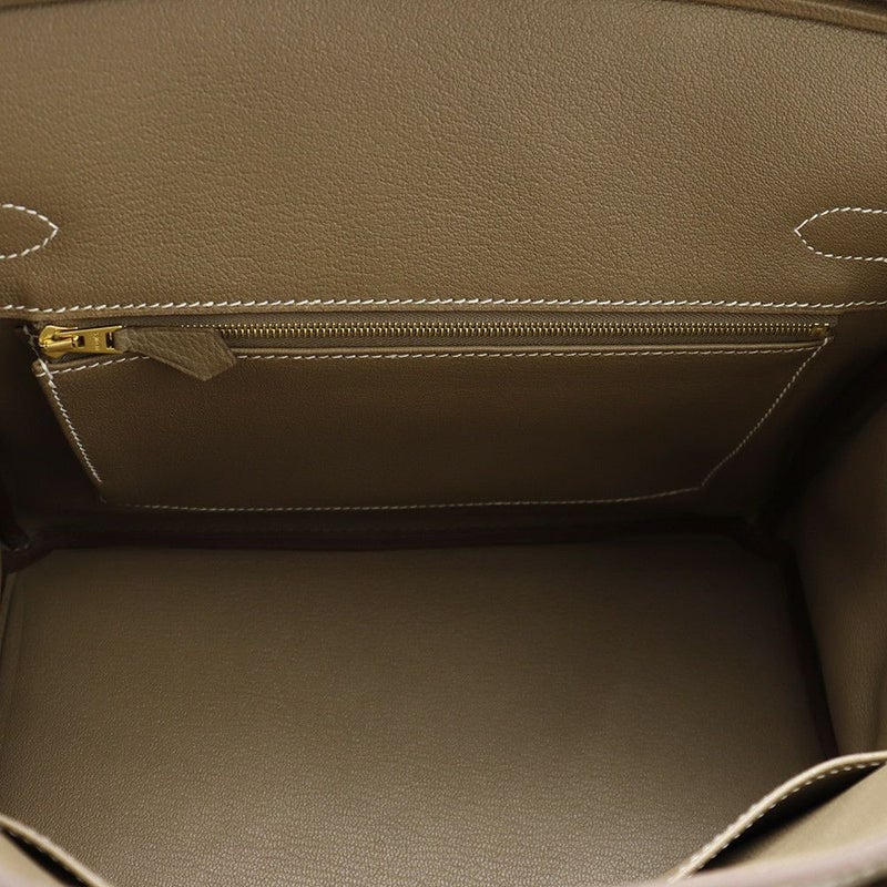 エルメス バーキン30 エトゥープ/ゴールド金具 トゴ W刻印 HERMES Birkin ハンドバッグ