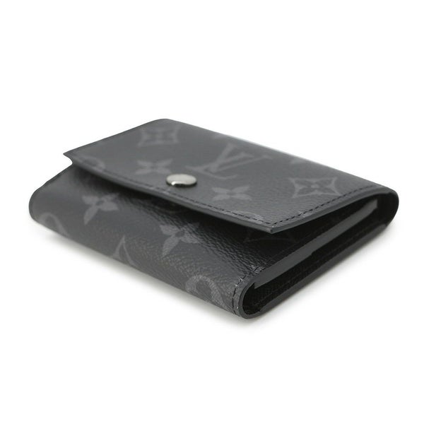 ルイヴィトン 三つ折り財布 モノグラム・エクリプス ヴィクター・ウォレット M12598 ヴィトン ブラック 黒