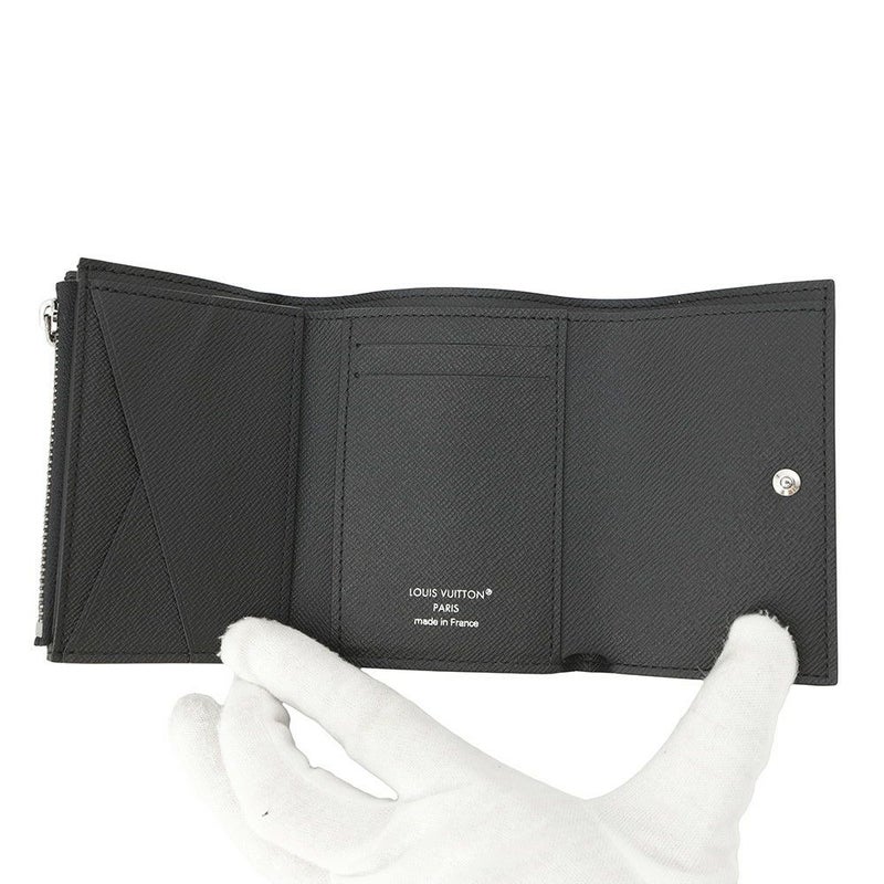 ルイヴィトン 三つ折り財布 モノグラム・エクリプス ヴィクター・ウォレット M12598 ヴィトン ブラック 黒