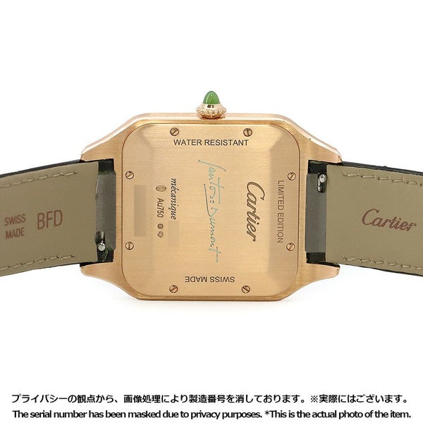 カルティエ サントス デュモン XL WGSA0083 200本限定モデル Cartier 腕時計 シルバー文字盤