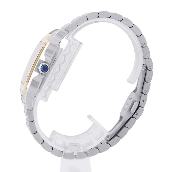 カルティエ サントス ドゥ カルティエ MM W2SA0016 Cartier 腕時計 オパライン文字盤