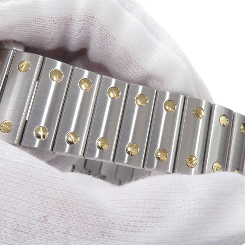 カルティエ サントス ドゥ カルティエ MM W2SA0016 Cartier 腕時計 オパライン文字盤
