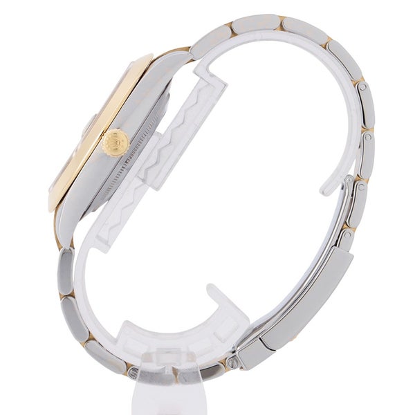 ロレックス デイトジャスト 41 SS/K18YG 126303G ROLEX 腕時計 黒文字盤 10Pダイヤ