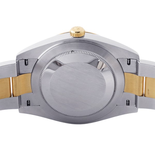ロレックス デイトジャスト 41 SS/K18YG 126303G ROLEX 腕時計 黒文字盤 10Pダイヤ