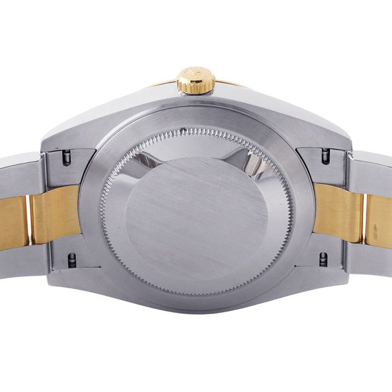 ロレックス デイトジャスト 41 SS/K18YG 126303G ROLEX 腕時計 黒文字盤 10Pダイヤ