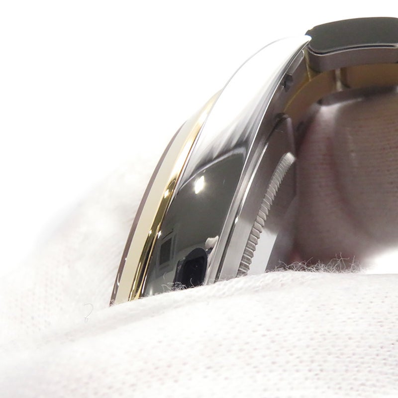 ロレックス デイトジャスト 41 SS/K18YG 126303G ROLEX 腕時計 黒文字盤 10Pダイヤ