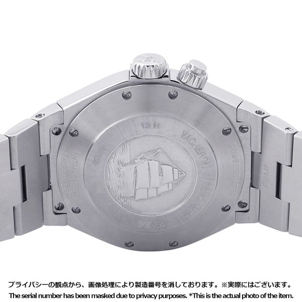ヴァシュロンコンスタンタンオーヴァーシーズ デュアルタイム 47450/B01A VACHERON CONSTANTIN 腕時計 黒文字盤
