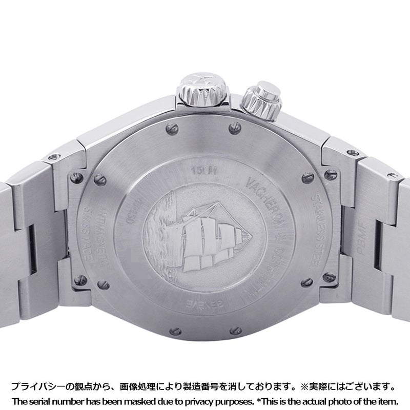 ヴァシュロンコンスタンタンオーヴァーシーズ デュアルタイム 47450/B01A VACHERON CONSTANTIN 腕時計 黒文字盤