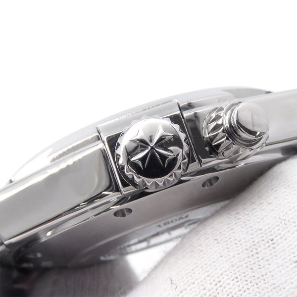 ヴァシュロンコンスタンタンオーヴァーシーズ デュアルタイム 47450/B01A VACHERON CONSTANTIN 腕時計 黒文字盤