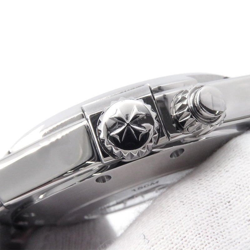 ヴァシュロンコンスタンタンオーヴァーシーズ デュアルタイム 47450/B01A VACHERON CONSTANTIN 腕時計 黒文字盤