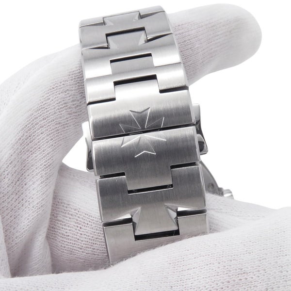 ヴァシュロンコンスタンタンオーヴァーシーズ デュアルタイム 47450/B01A VACHERON CONSTANTIN 腕時計 黒文字盤