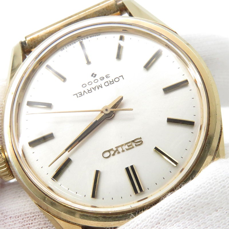 セイコー ロードマーベル36000 5740-8000 SEIKO 腕時計 シルバー文字盤