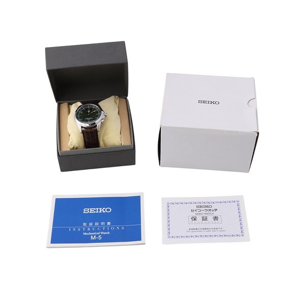 セイコー アルピニスト SARB017 SEIKO 腕時計 グリーン文字盤