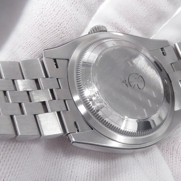ロレックス デイトジャスト36 SS/K18WG ランダムシリアル ルーレット 126234 ROLEX 腕時計 スレート文字盤