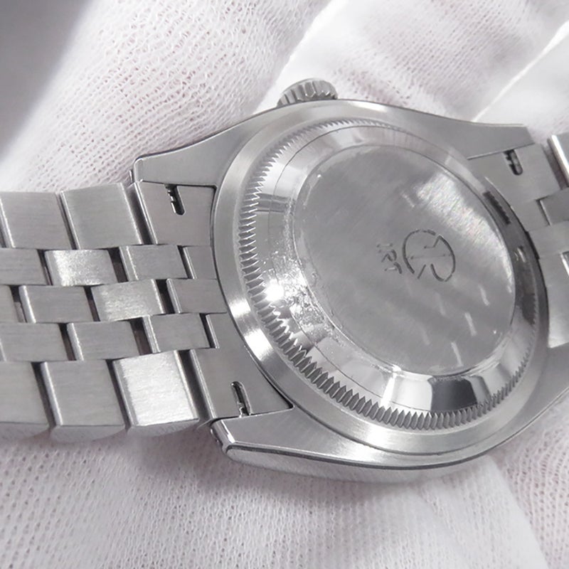 ロレックス デイトジャスト36 SS/K18WG ランダムシリアル ルーレット 126234 ROLEX 腕時計 スレート文字盤