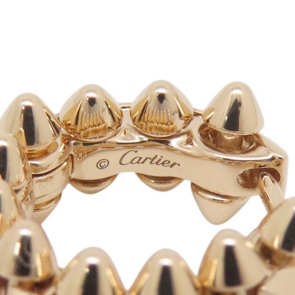 カルティエ ピアス クラッシュ ドゥ カルティエ フープ ミニモデル K18PGピンクゴールド B8301520 Cartier イヤリング