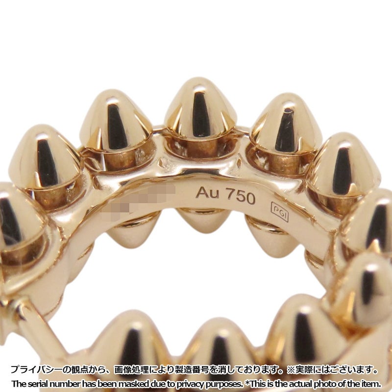 カルティエ ピアス クラッシュ ドゥ カルティエ フープ ミニモデル K18PGピンクゴールド B8301520 Cartier イヤリング