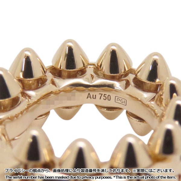 カルティエ ピアス クラッシュ ドゥ カルティエ フープ ミニモデル K18PGピンクゴールド B8301520 Cartier イヤリング