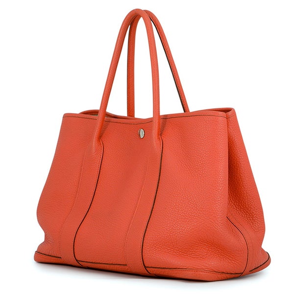エルメス トートバッグ ガーデンパーティPM ブーゲンビリア/シルバー金具 ネゴンダ T刻印 HERMES Garden Party